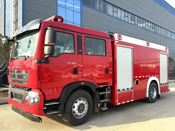 heavy fire truck